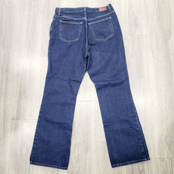 Lands' End Original Fit Traditional Waist Boot Leg Jeans - Picture 2 of 8